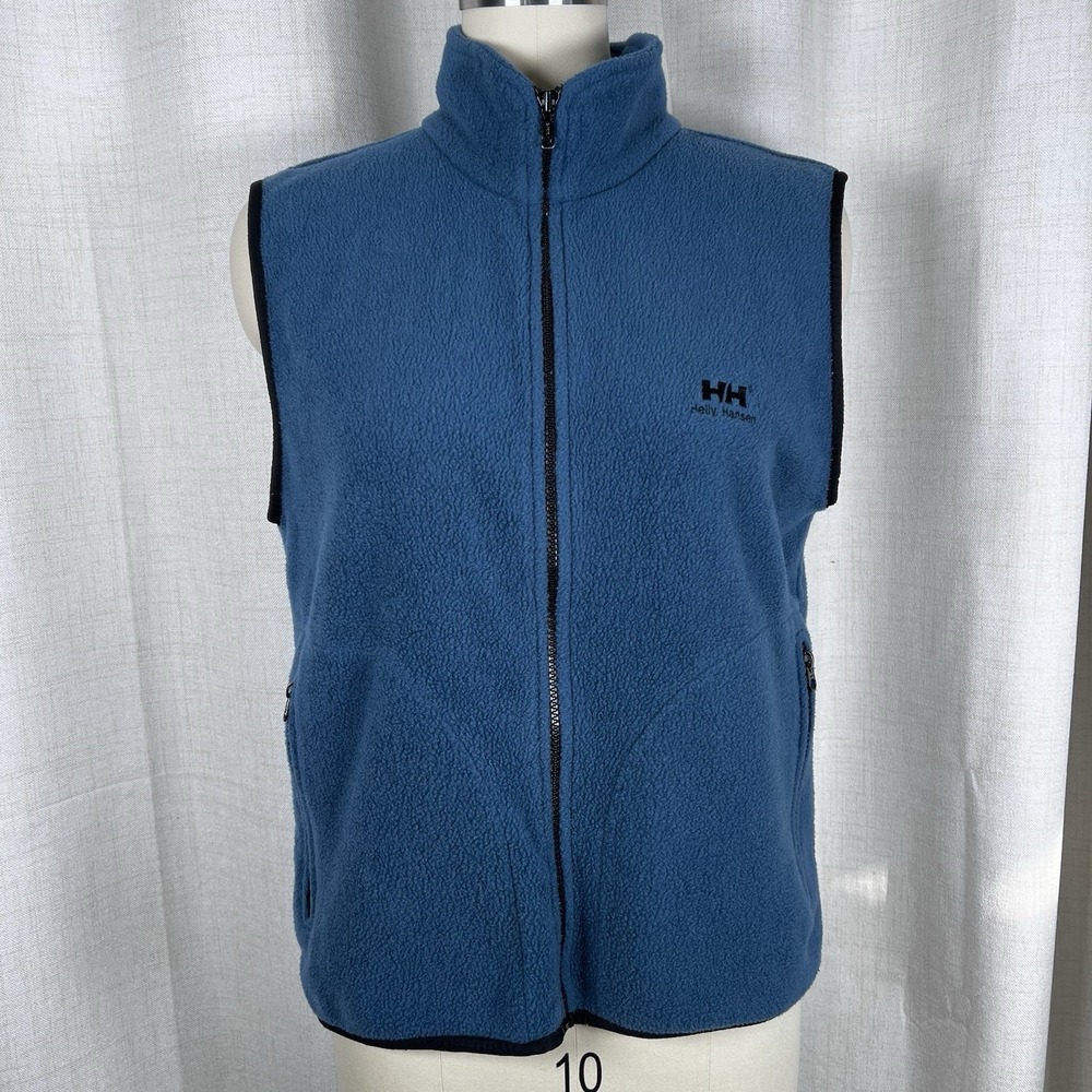 Vintage Helly Hansen HH Daybreaker Fleece Full Zip Medium Hiking Outdoors USA